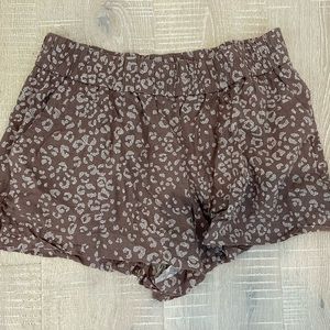 Leopard shorts